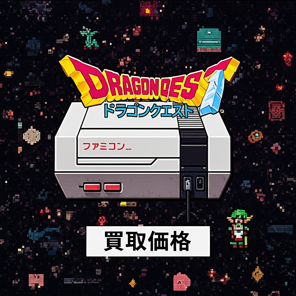 【ファミコン】ドラゴンクエスト1を高く売るには？各社の買取価格相場を比較