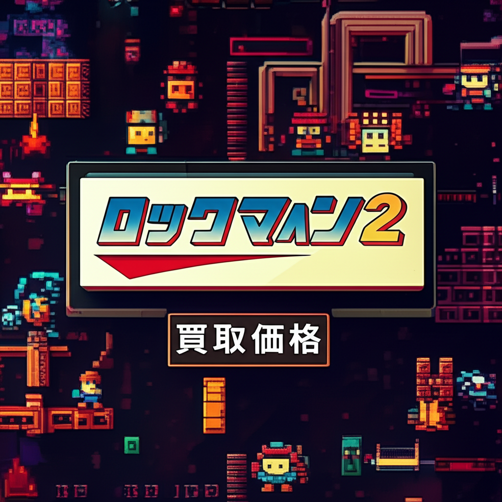 【ファミコン】ロックマン2を高く売るには？各社の買取価格相場を比較