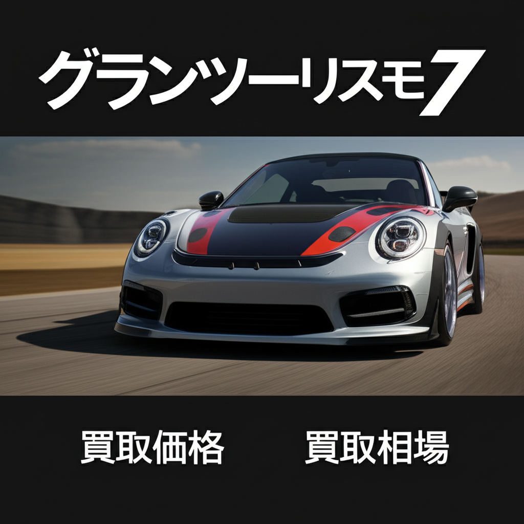 【最新】グランツーリスモ7を高く売る方法！買取価格相場を徹底比較