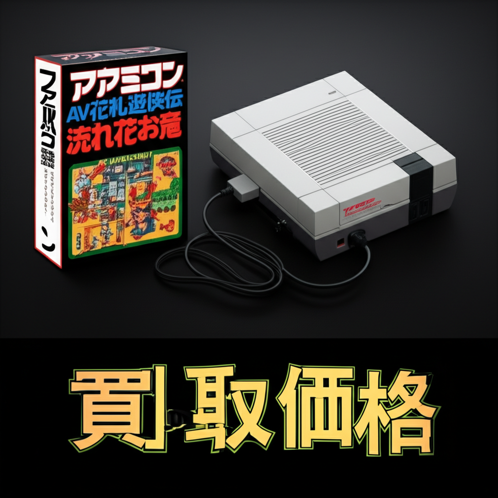 【ファミコン】AV花札遊侠伝 流れ花お竜を高く売るには？各社の買取価格相場を比較