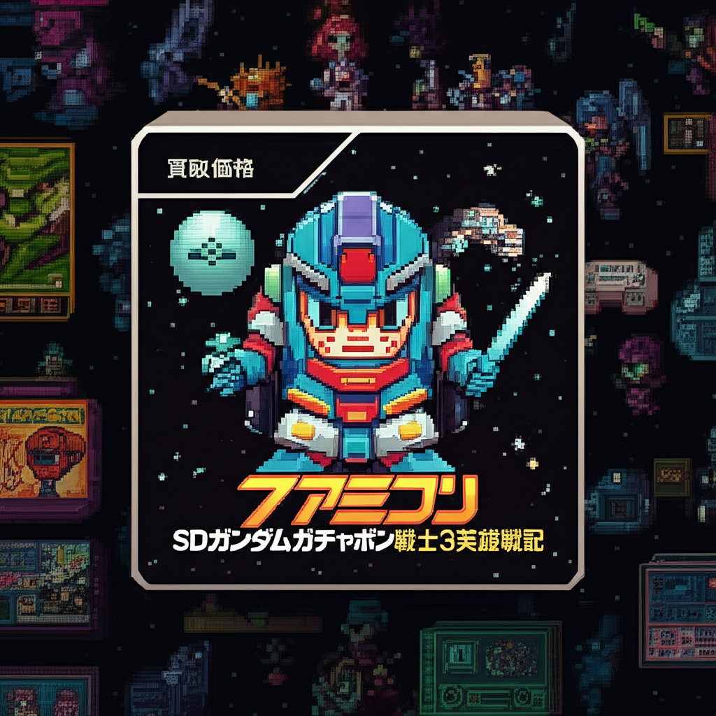 【ファミコン】SDガンダム・ガチャポン戦士3・英雄戦記を高く売るには？各社の買取価格相場を比較