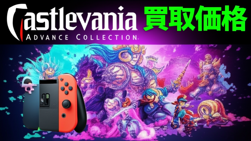 【Switch】Castlevania Advance Collectionを高く売るには？各社の買取価格相場を比較