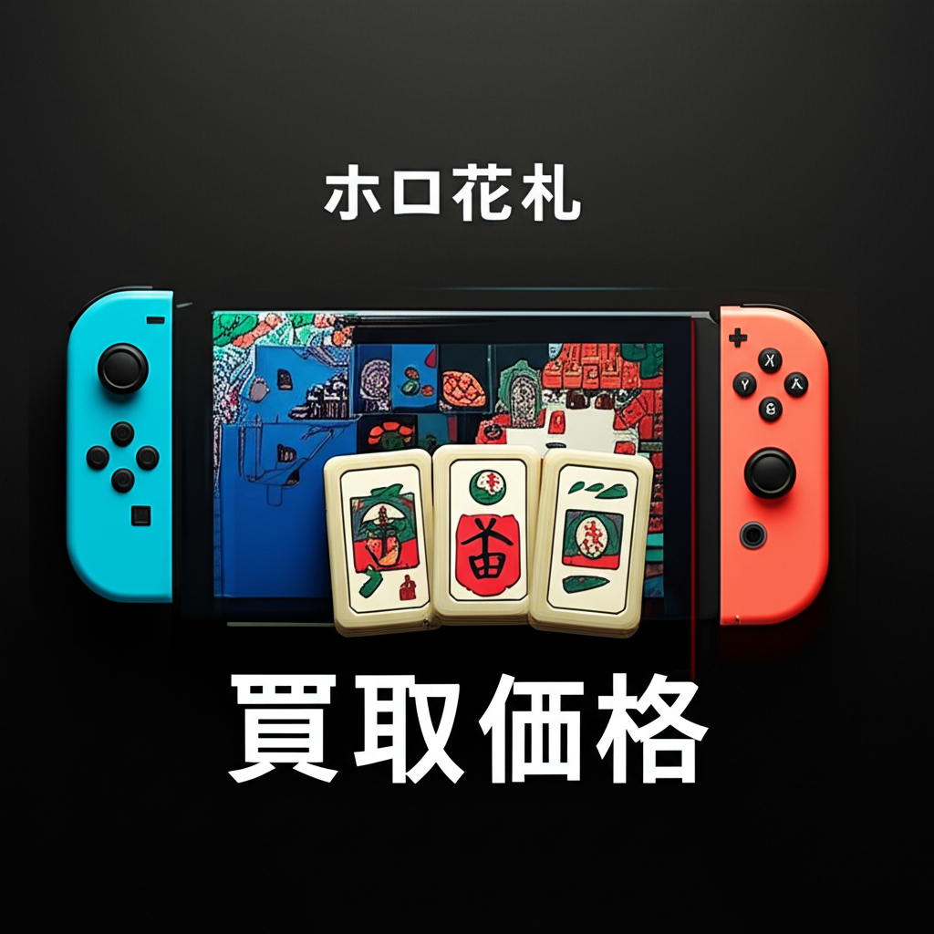 【Switch】ホロの花札を高く売るには？各社の買取価格相場を比較