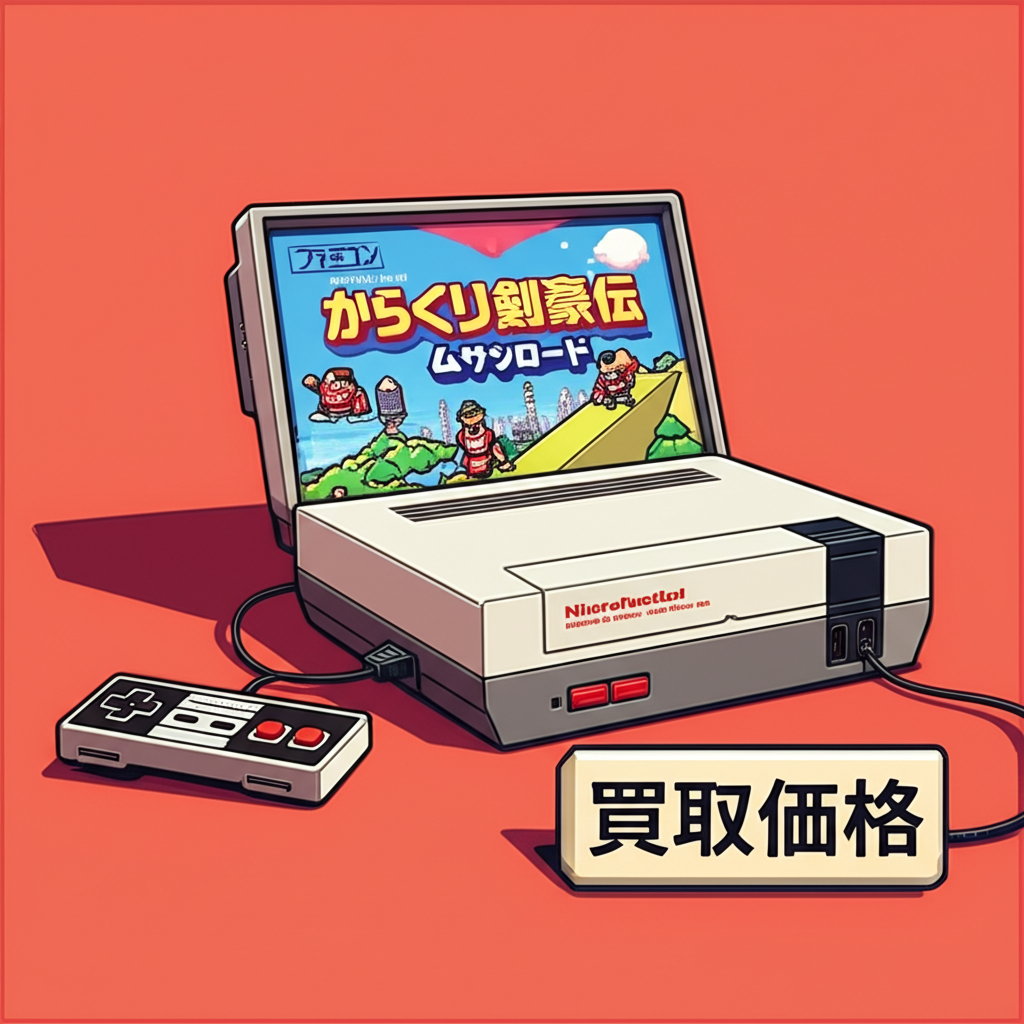 【ファミコン】からくり剣豪伝ムサシロードを高く売るには？各社の買取価格相場を比較