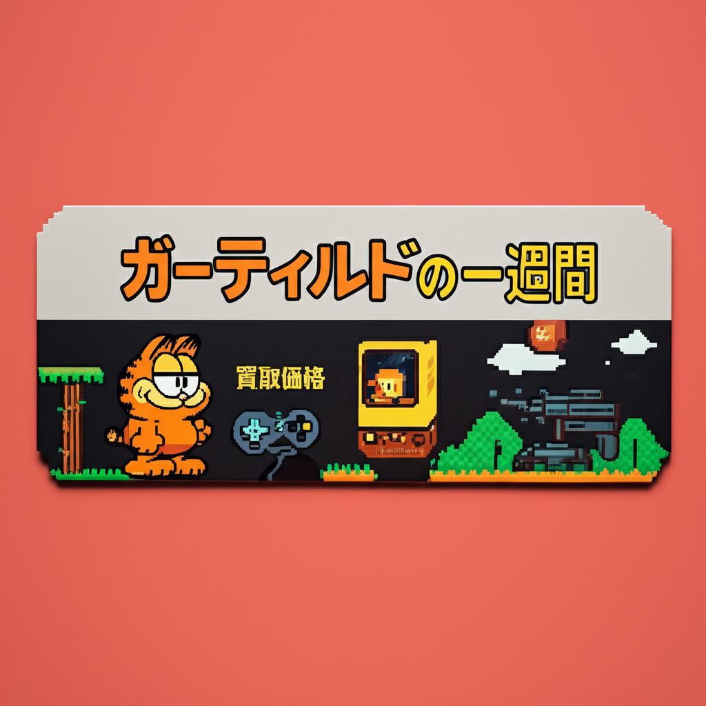 【ファミコン】ガーフィールドの一週間を高く売るには？各社の買取価格相場を徹底比較