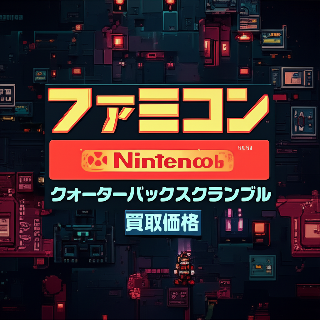 【ファミコン】クォーターバックスクランブルを高く売るには？各社の買取価格相場を比較