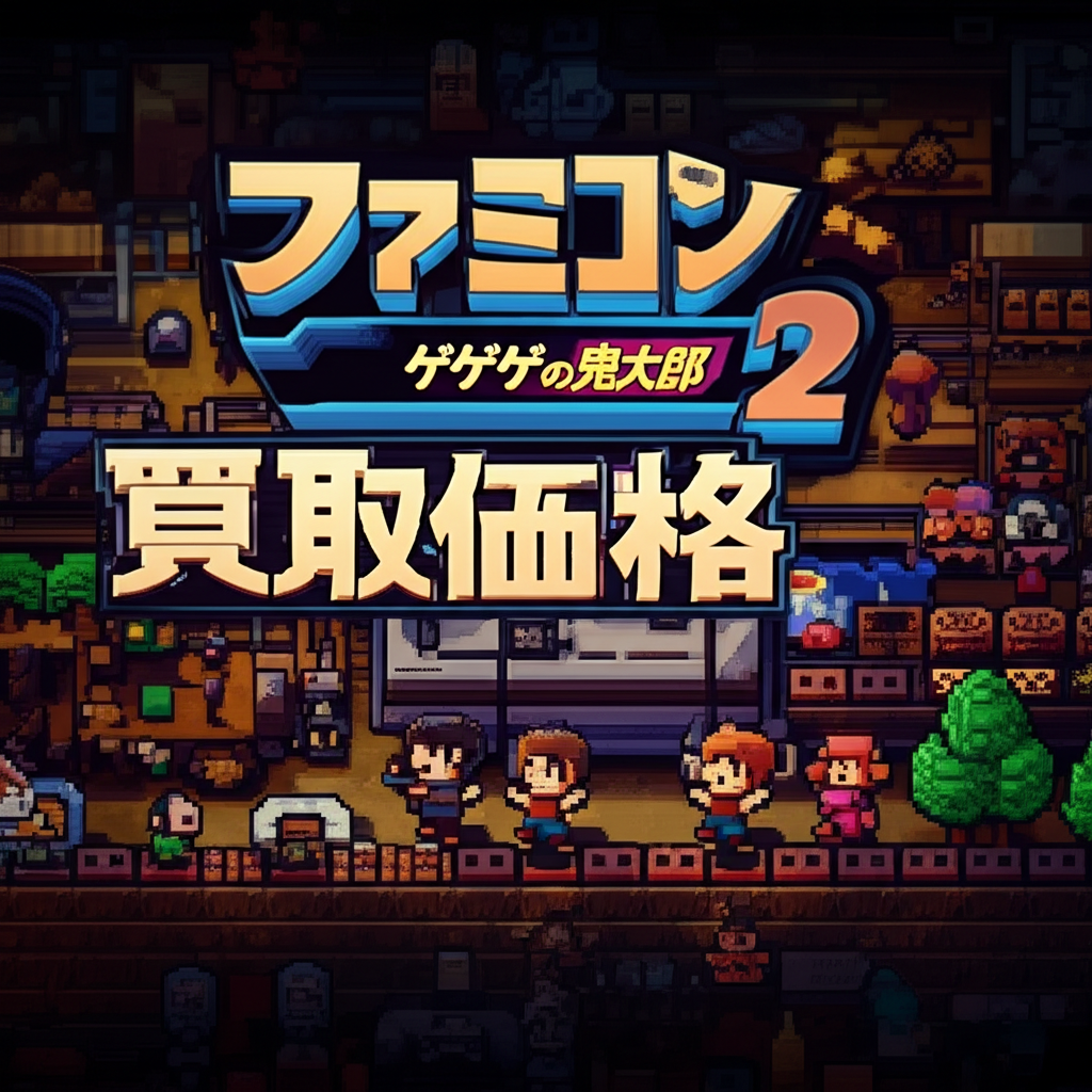 【ファミコン】ゲゲゲの鬼太郎2・妖怪軍団の挑戦を高く売るには？各社の買取価格相場を比較