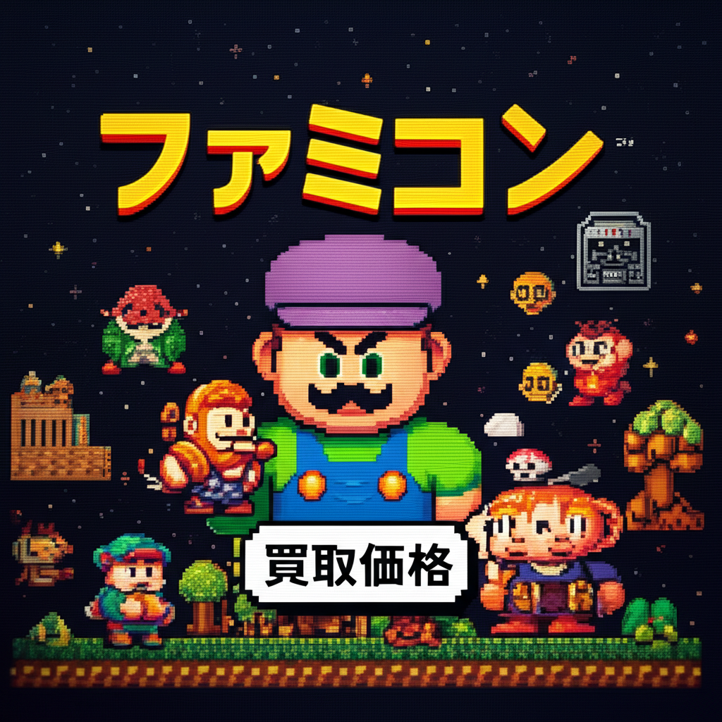 【ファミコン】けろけろけろっぴの大冒険を高く売るには？各社の買取価格相場を比較