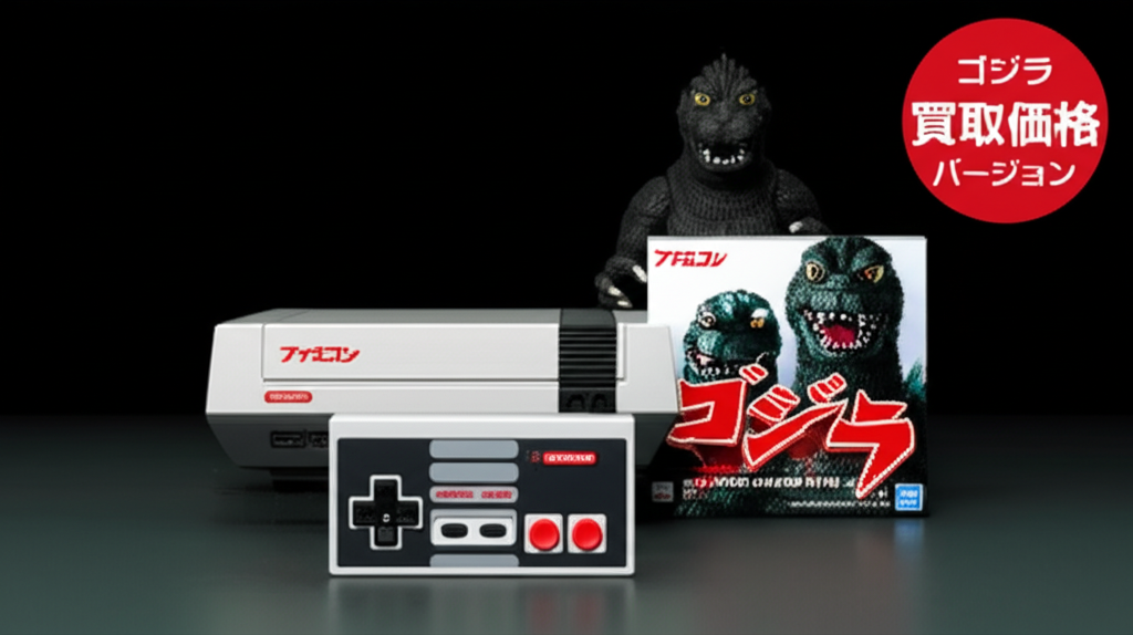 【ファミコン】ゴジラ EXTRA PLAYING バージョンを高く売るには？各社の買取価格相場を比較