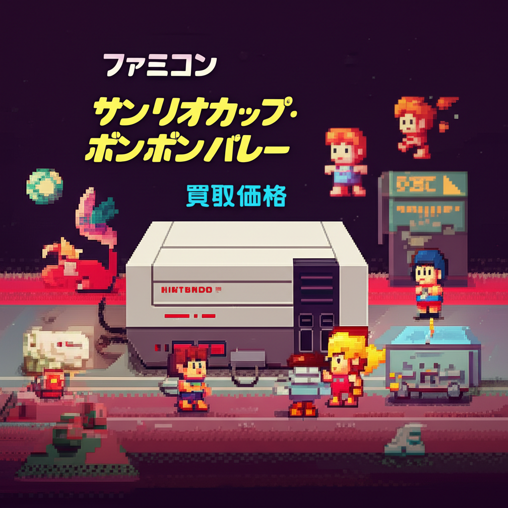 【ファミコン】サンリオカップ・ポンポンバレーを高く売るには？驚愕の買取価格相場とプレミア価値を徹底調査