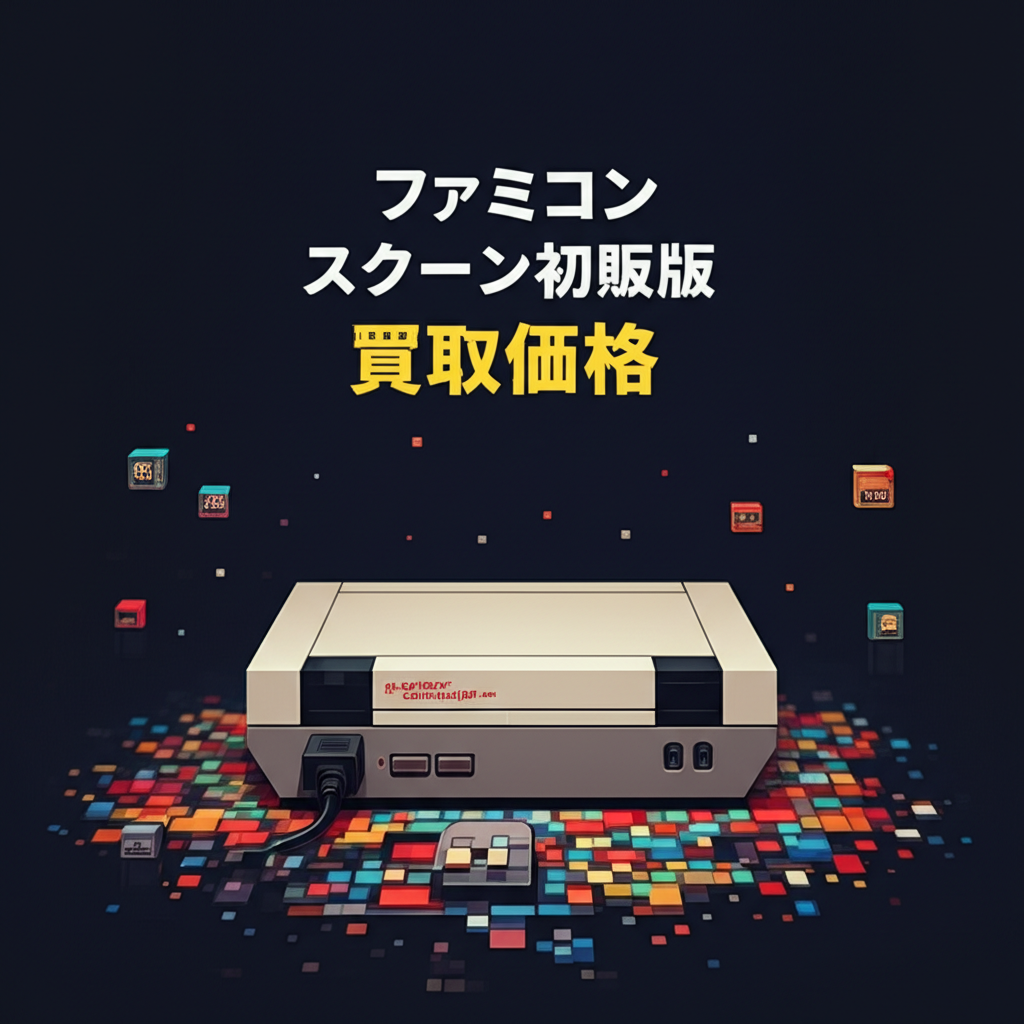 【ファミコン】スクーン初販版を高く売るには？各社の買取価格相場を比較