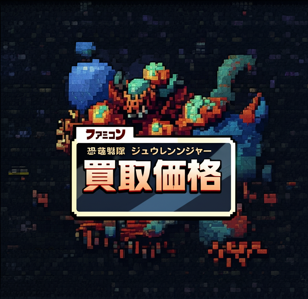 【ファミコン】恐竜戦隊ジュウレンジャーを高く売るには？各社の買取価格相場を比較