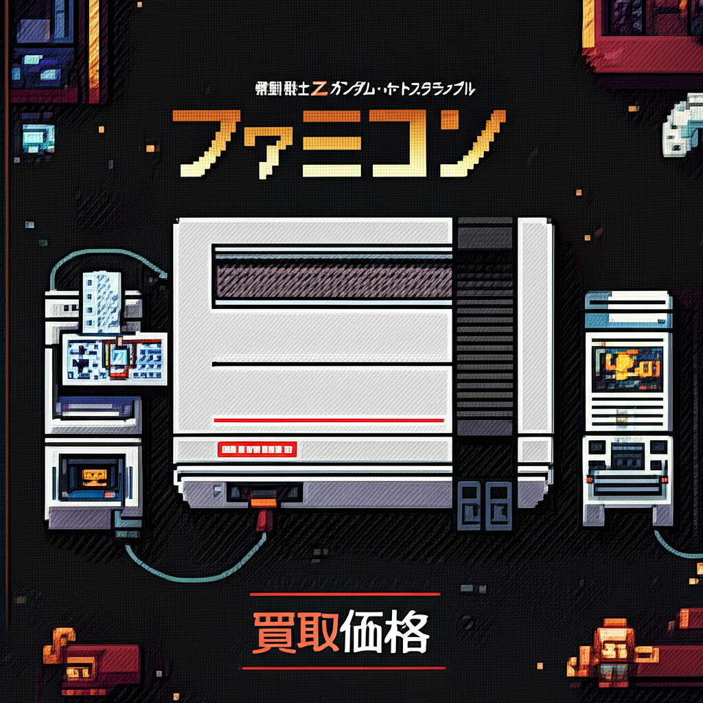 【ファミコン】機動戦士Ｚガンダム・ホットスクランブルを高く売るには？各社の買取価格相場を比較