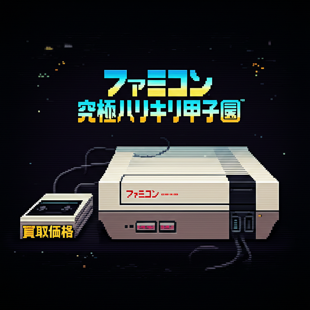 【ファミコン】究極ハリキリ甲子園を高く売るには？各社の買取価格相場を比較