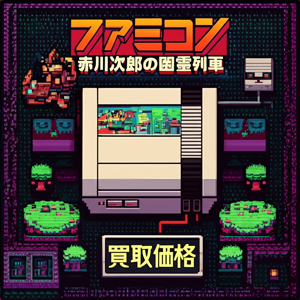 【ファミコン】赤川次郎の幽霊列車を高く売るには？各社の買取価格相場を比較