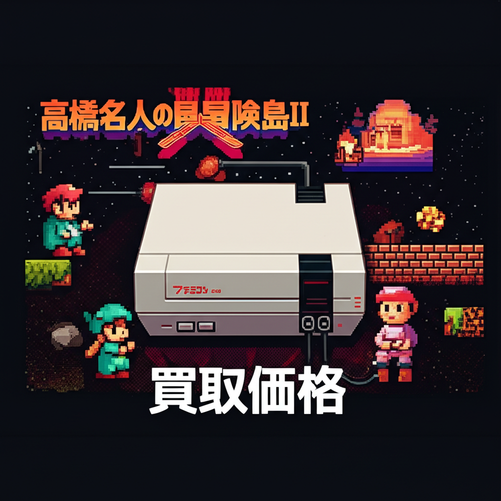 【ファミコン】高橋名人の冒険島IIIの買取価格相場を完全解説！各社比較で高く売る方法