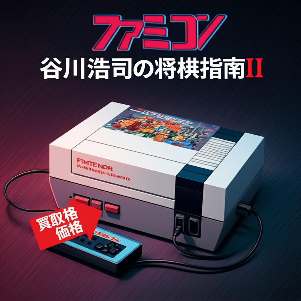 【ファミコン】谷川浩司の将棋指南IIを高く売るには？各社の買取価格相場を比較