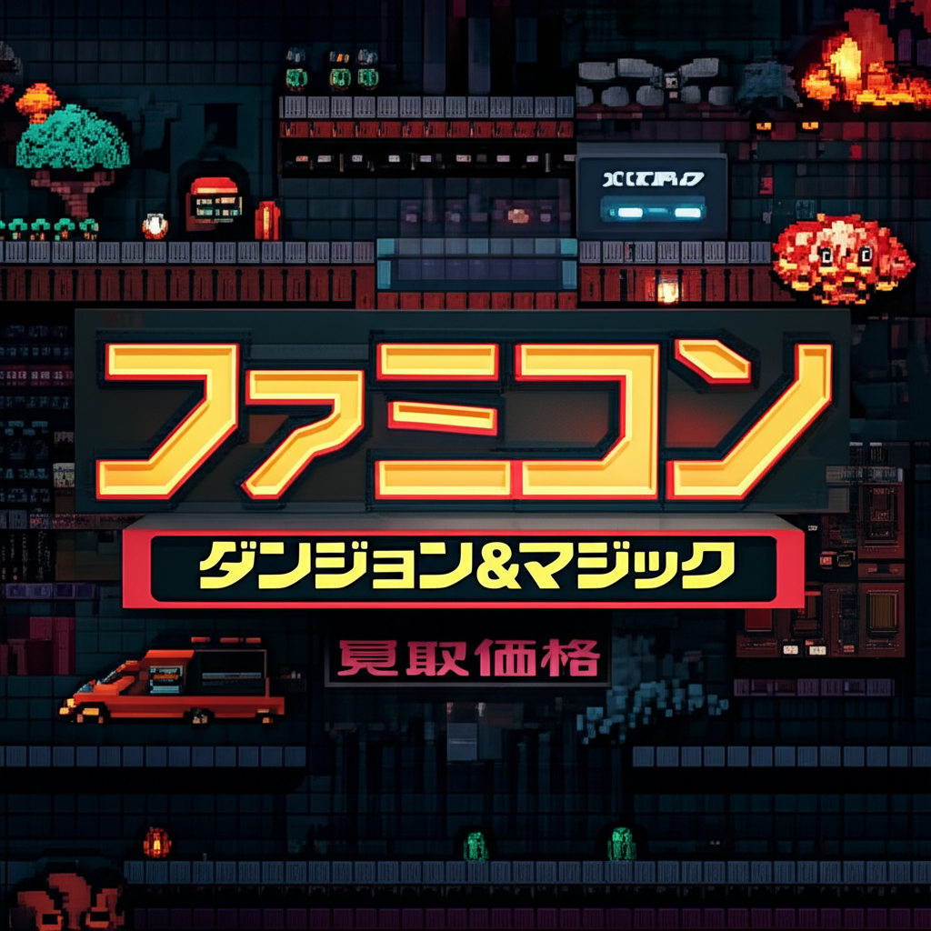 【ファミコン】ダンジョン&マジックを高く売るには？各社の買取価格相場を比較