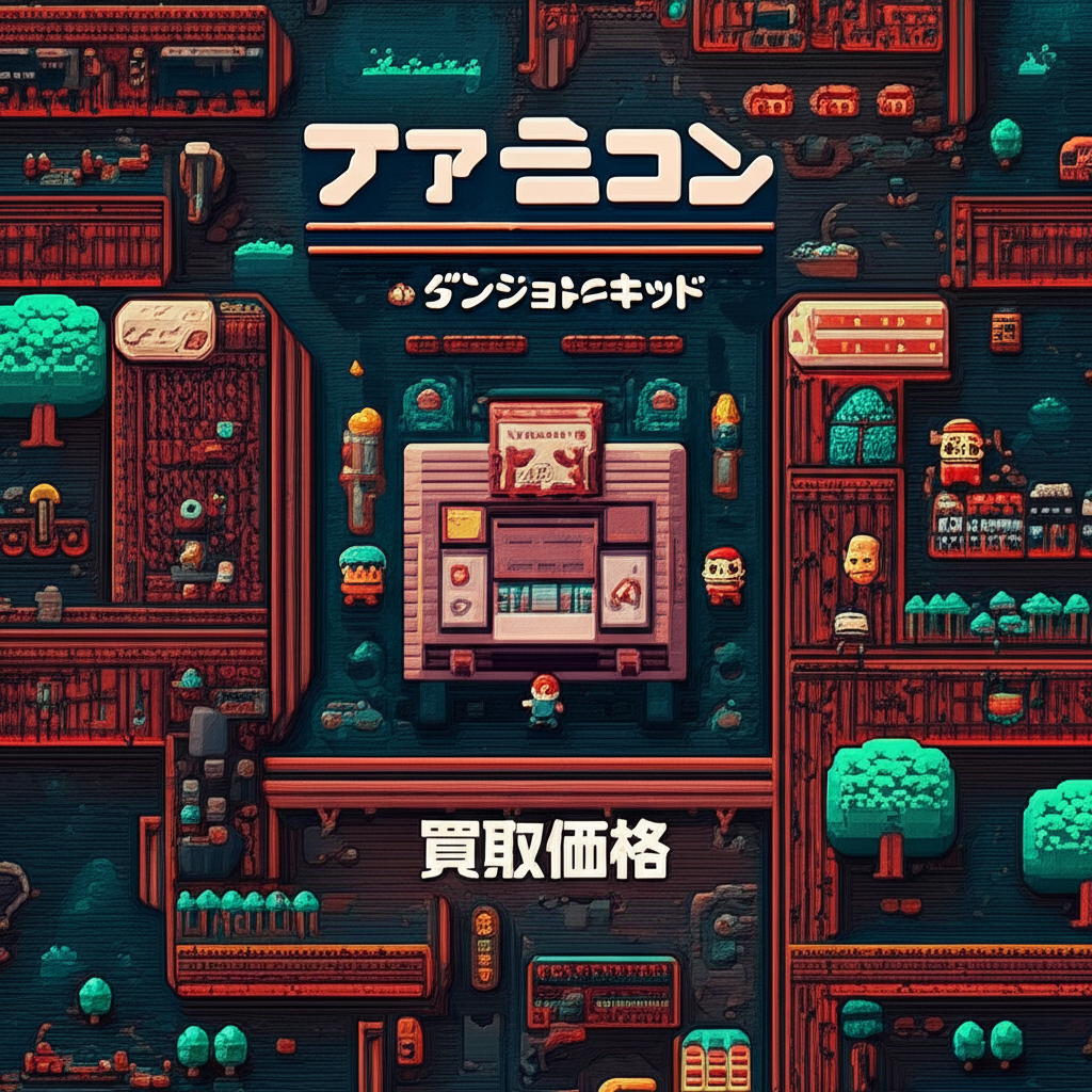 【ファミコン】ダンジョンキッドを高く売るには？各社の買取価格相場を比較
