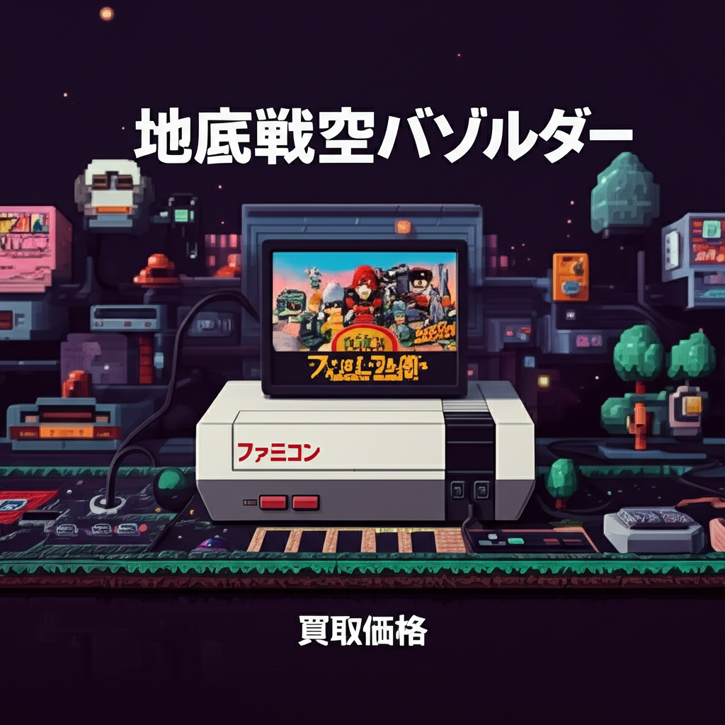 【ファミコン】地底戦空バゾルダーを高く売るには？各社の買取価格相場を比較
