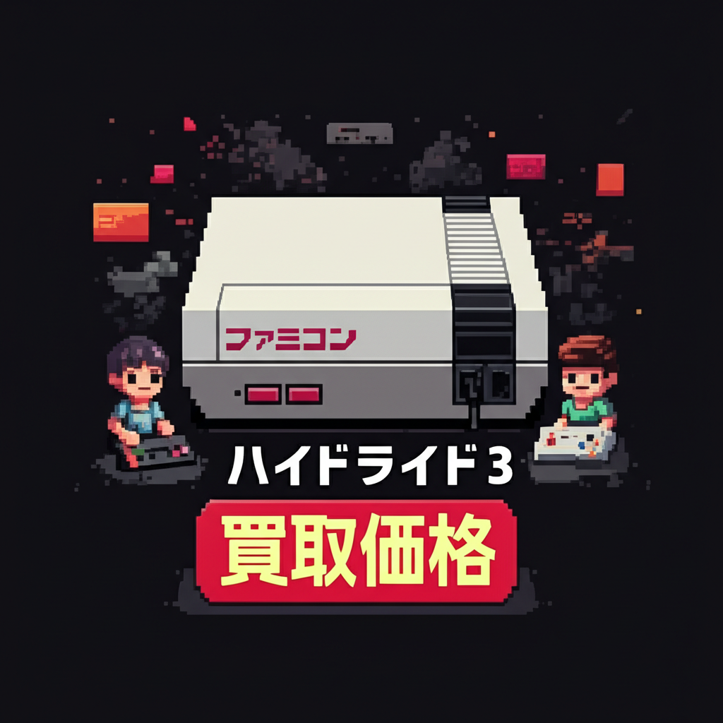 【ファミコン】ハイドライド3を高く売るには？買取価格相場と専門店比較ガイド