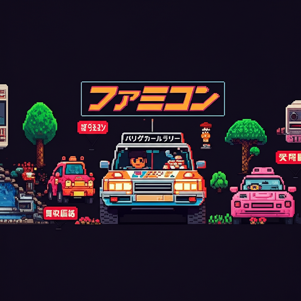 【ファミコン】パリダカールラリーを高く売るには？各社の買取価格相場を比較