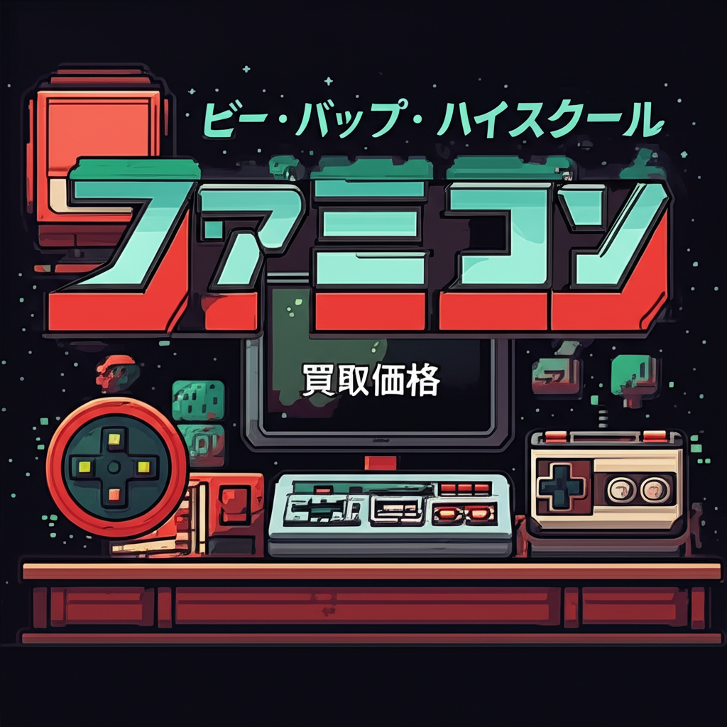 【ファミコン】ビー・バップ・ハイスクール 高校生極楽伝説を高く売るには？各社の買取価格相場を比較