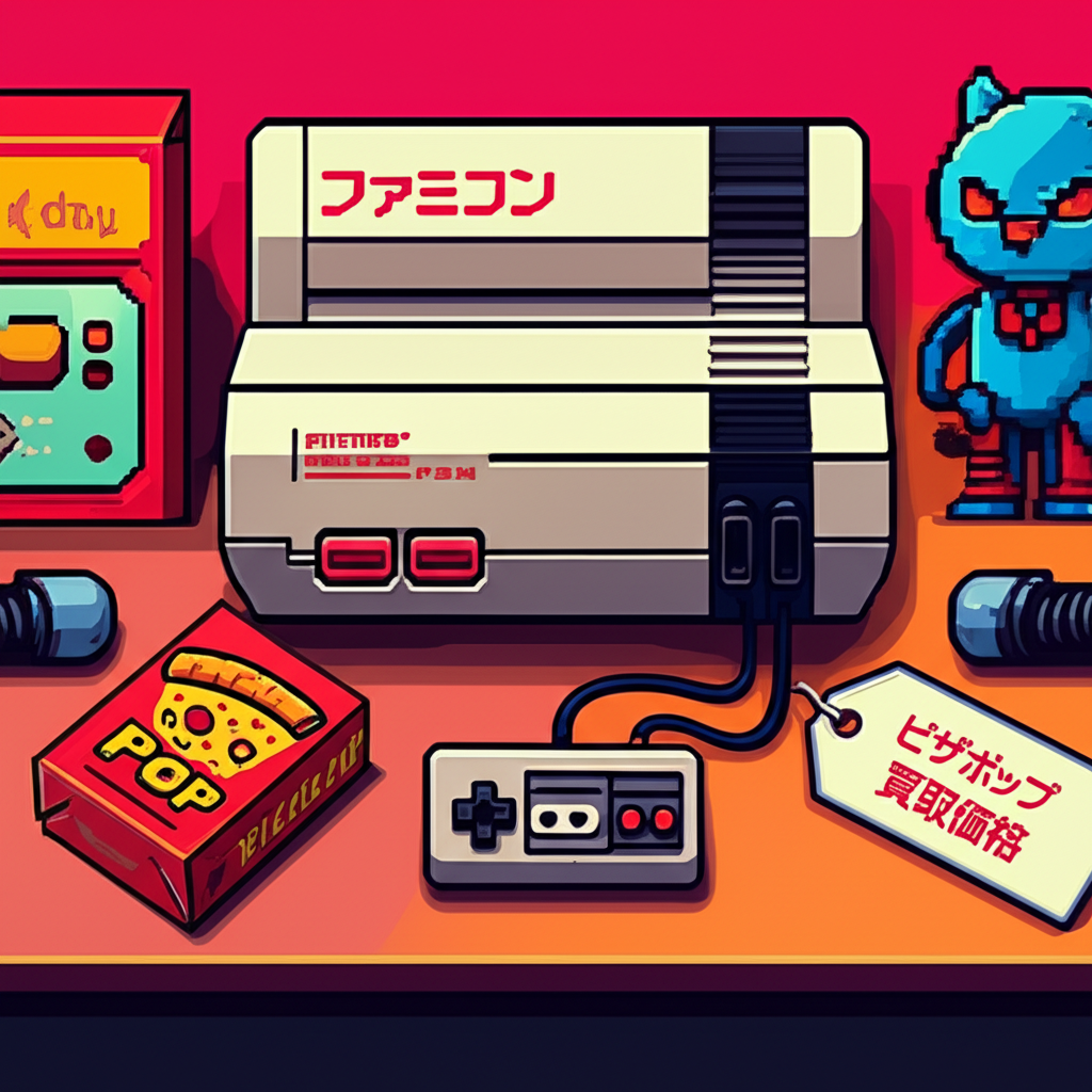 【ファミコン】ピザポップを高く売るには？各社の買取価格相場を比較