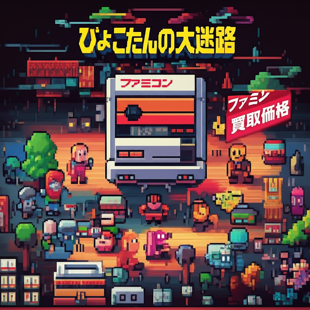 【ファミコン】ぴょこたんの大迷路を高く売るには？各社の買取価格相場を比較